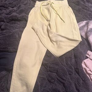 Lululemon neon yellow joggers